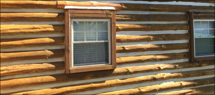 Log Home Whole Log Replacement  Jasper County, Georgia